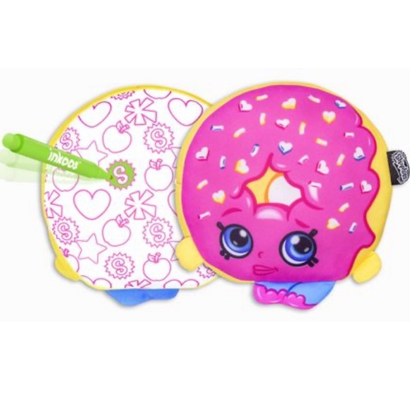 🌺 SHOPKINS Color n' Go D'lish Donut
Colouring Pillow - Picture 1 of 7